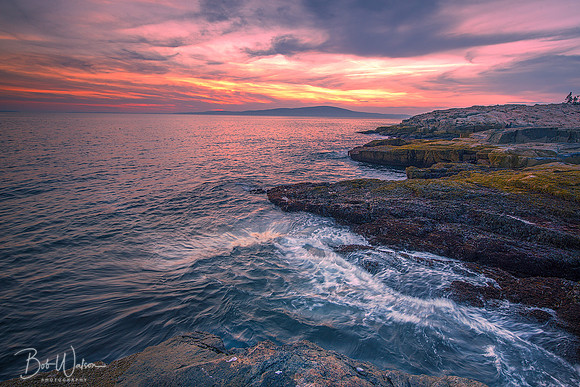 Schoodic Point Sunset, Acadia National Park, Maine
