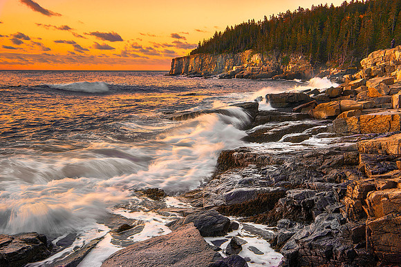 Sunrise on Acadia National Park, Maine