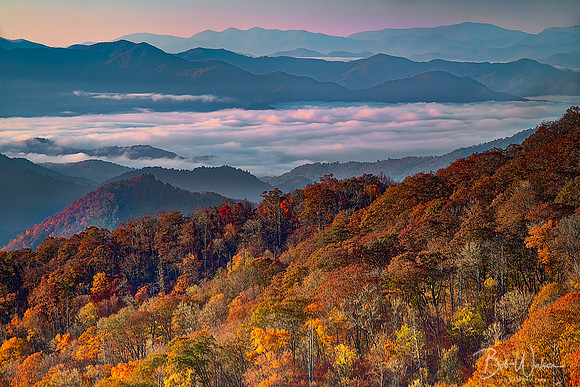 Smoky Mountains Sunrise, Smoky Mountains National Park, Tennessee