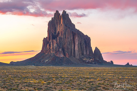 Shiprock Sunset, New Mexico