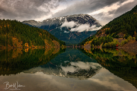 Autumn at Diablo Lake, North Cascades National Park, Oregon