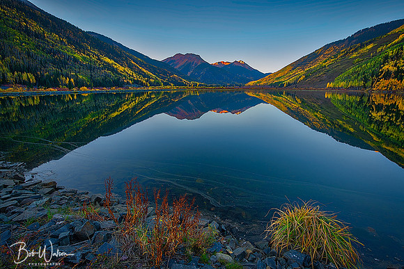 Crystal Lake Sunrise, San Juan National Forest, San Juan Mountains, Colorado