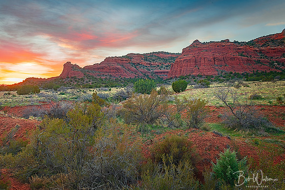 Sunset near Sedona, Arizona