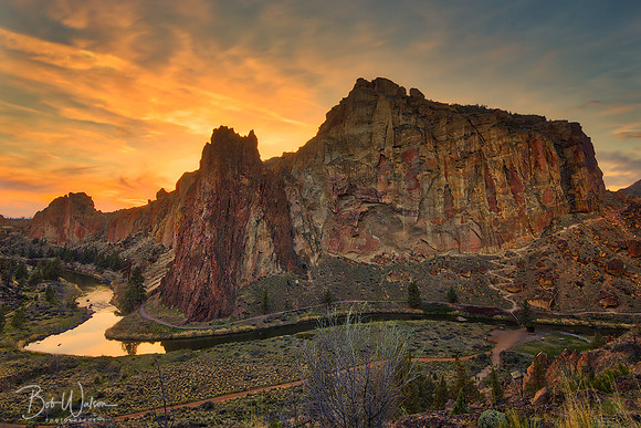 Smith Rock and Crooked River, Smith Rock State Park, Terrebonne, Oregon