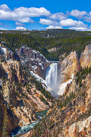 Upper Falls of the Grand Canyon of Yellowstone National Park