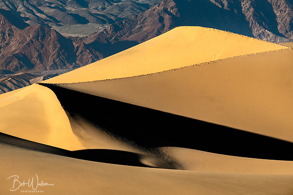 Sunset at Mesquite Flat Sand Dunes, Death Valley National Park, California