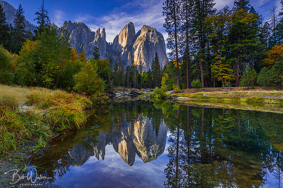 Cathedral Rocks and Spires, Yosemite National Park, California