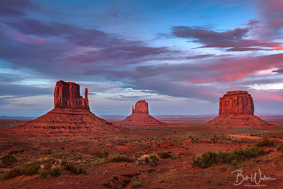 Sunset On Monument Valley, Arizona