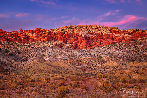 Twilight at Fiery Furnace, Arches National Park, Utah