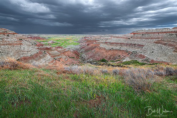 Badlands Storm, Badlands National Park, South Dakota