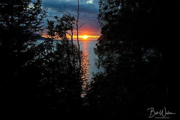 Sunset on Cook Inlet, Alaska