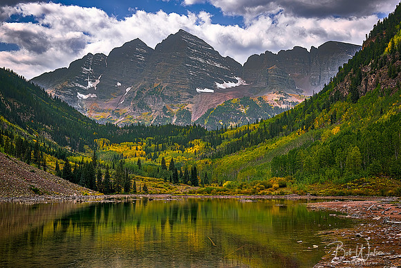 Maroon Bells in Autumn, Colorado