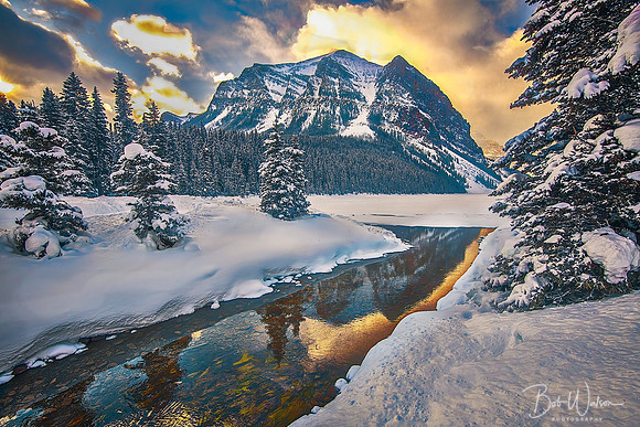 Creek at Lake Louise, Banff National Park, Alberta, Canada