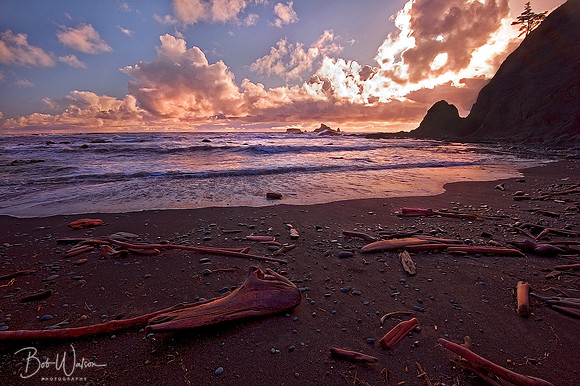Sunset at Rialto Beach