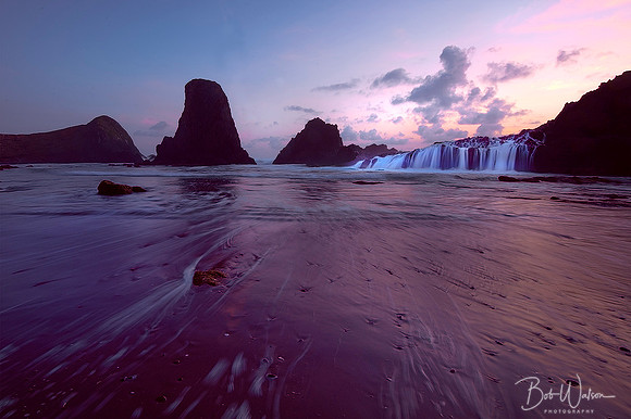 Sunset on Seal Rock Beach, Oregon