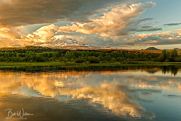 Sunset on Mount Adams, Washington
