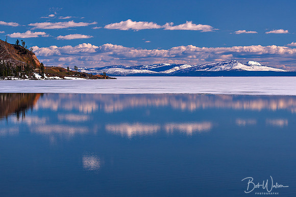 Yellowstone Lake in Spring, Yellowstone National Park